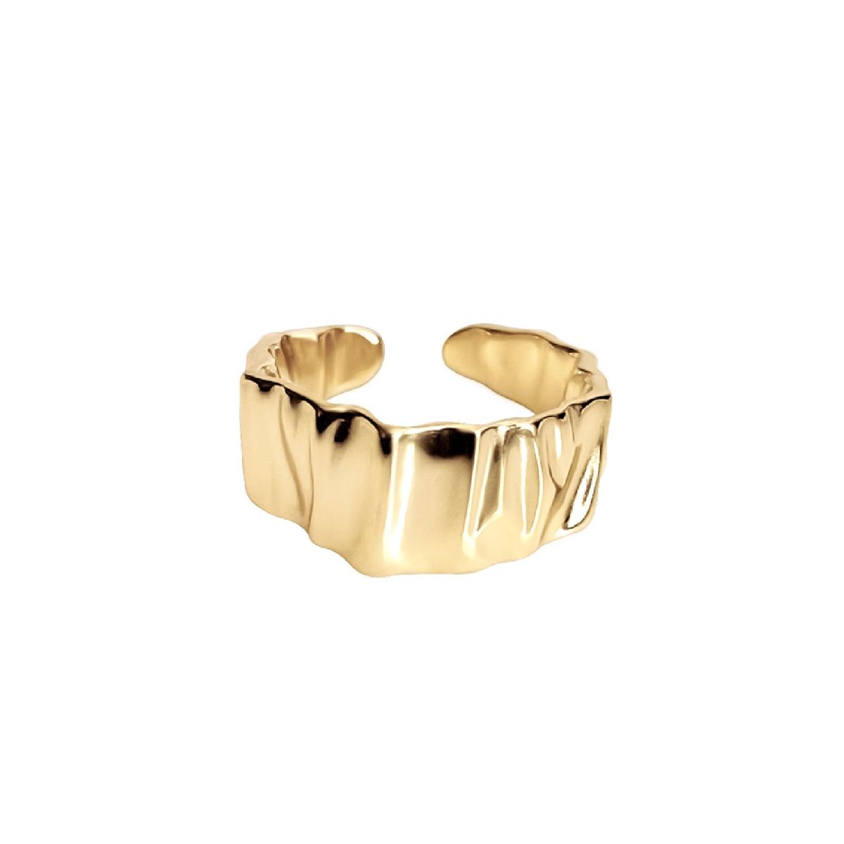 Ayla Adjustable Chunky Ring in Gold