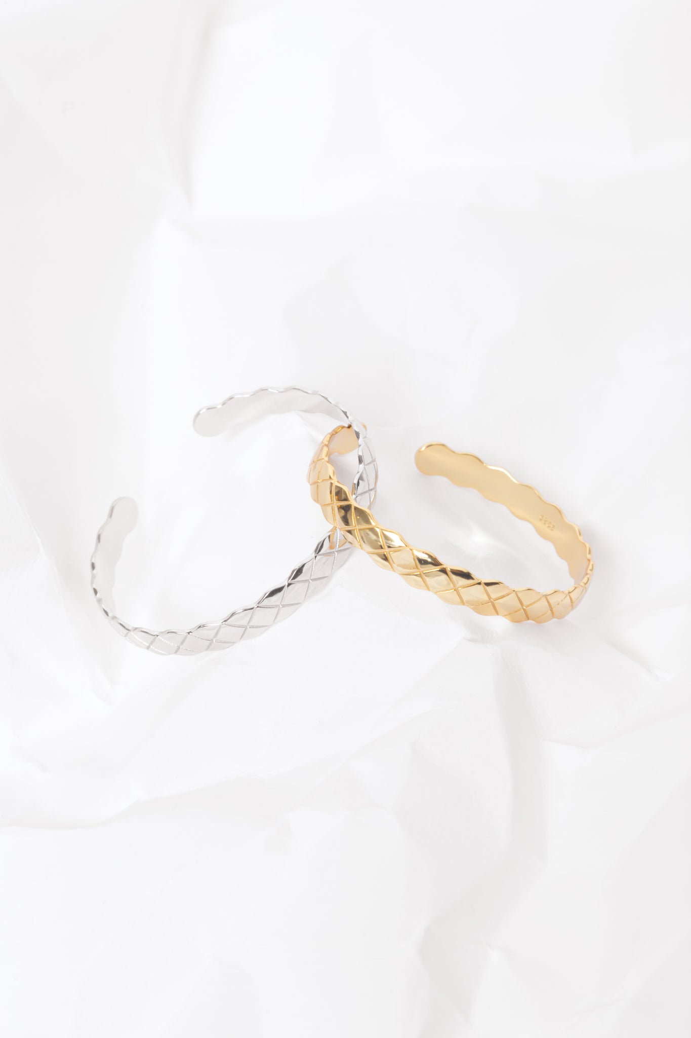 Adjustable Bangle Cuff in Gold