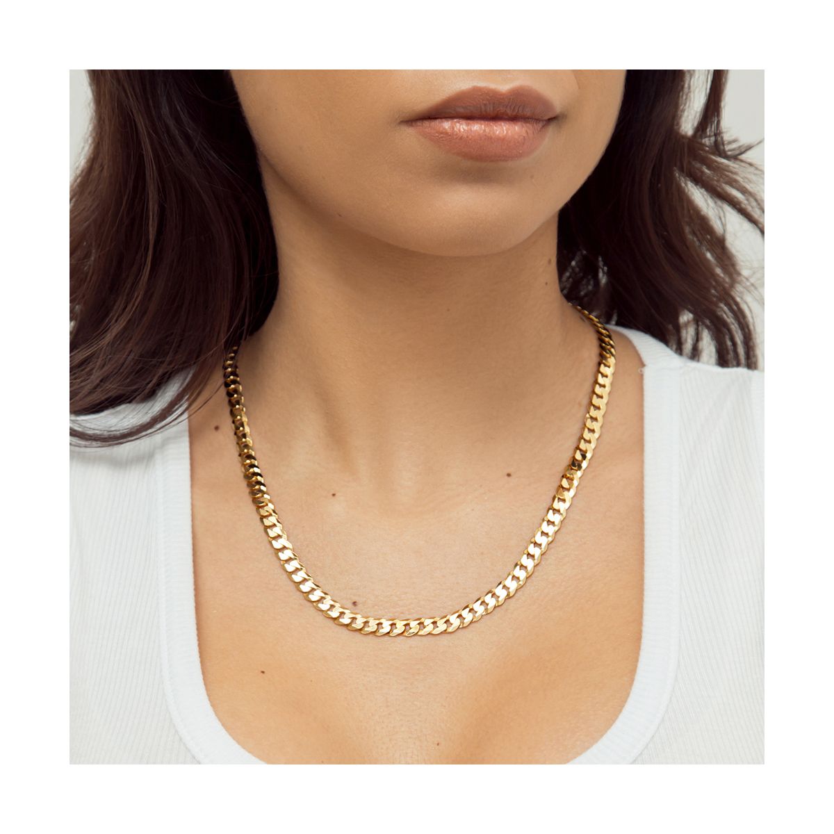 Joanna Curb Link Chain in Gold