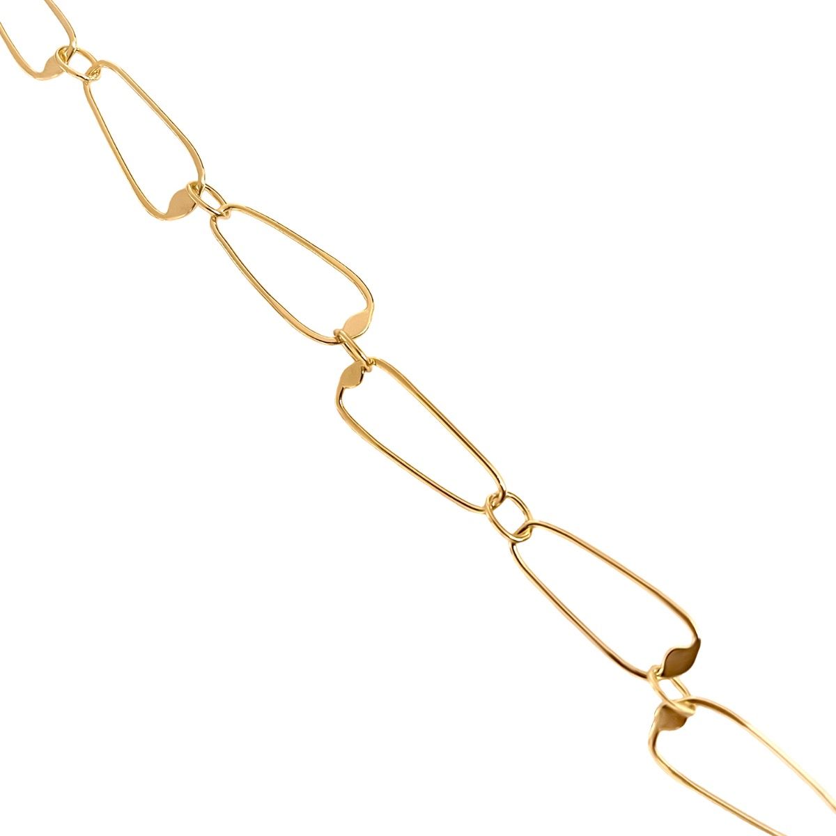 Violette Paper Clip Chain in Gold