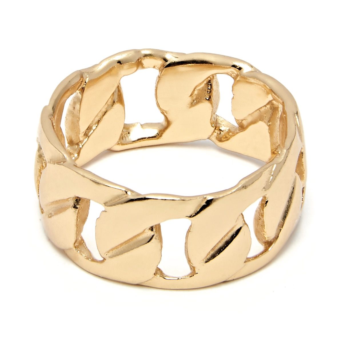 Tracey Curb Link Ring in Gold